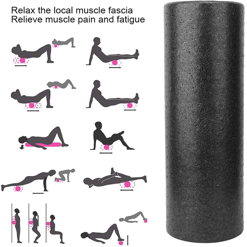 Yoga Foam Roller Cushion For Back Fitness Gymnastic Massager Roller Exercise Pilates Equipment Fitness Roller For Relaxation