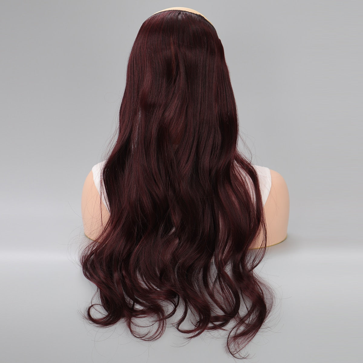 XG Synthetic 24 Inches No Clips In Natural Hidden Secret False Hair Piece Hair Extension Long Curly Fish Line Hair Pieces