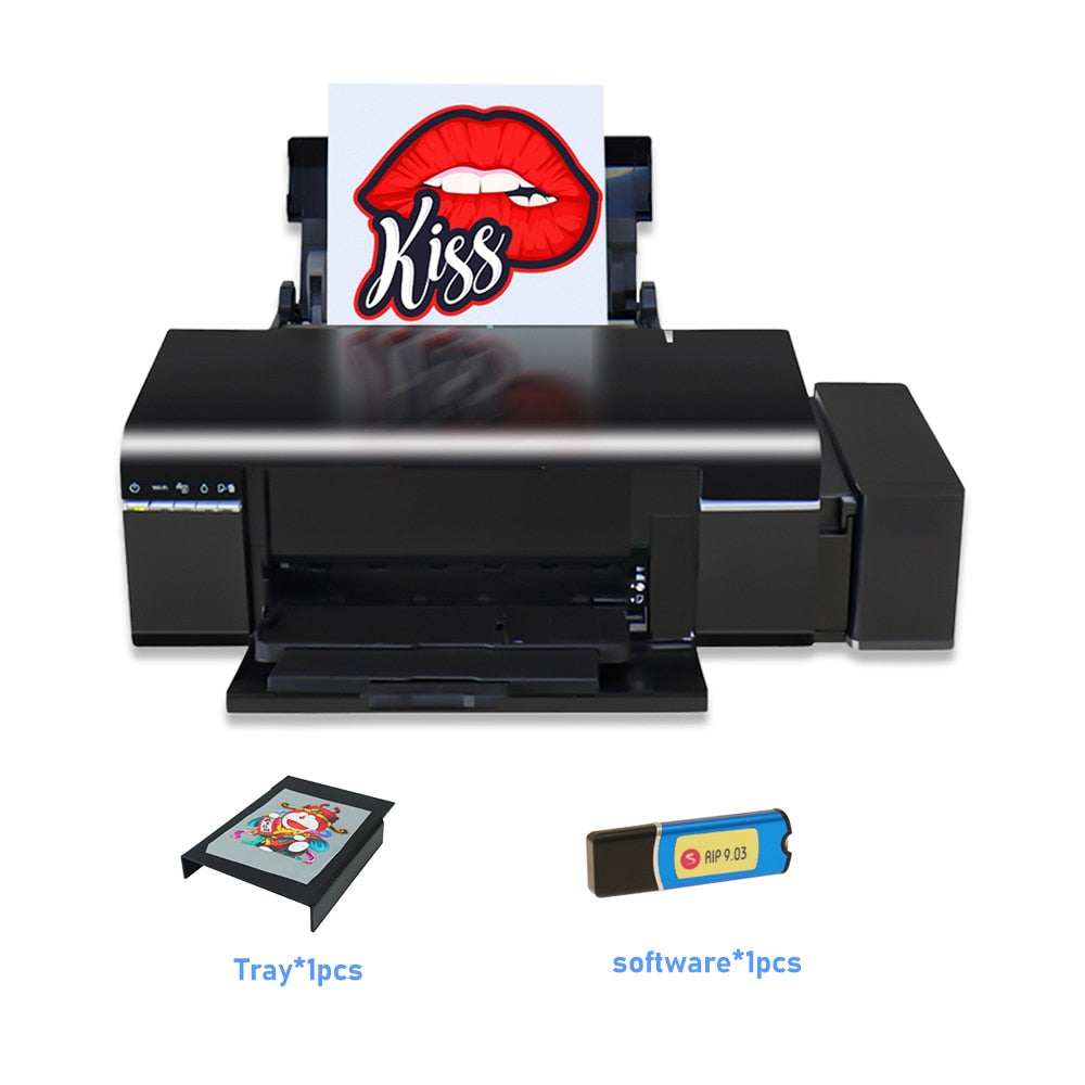 DTF Printer For EPSON L805 DTF T-shirt Printing Machine Directly Transfer Film Printer For Fabric Hoodies Shoes A4 DTF Printer