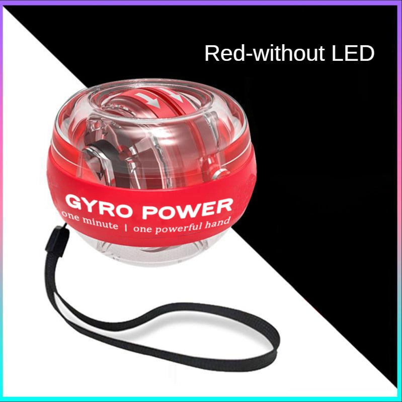 LED Powerball Gyroscopic Power Wrist Ball Self-starting Gyro Ball Gyroball Arm Hand Muscle Force Trainer Exercise Strengthener