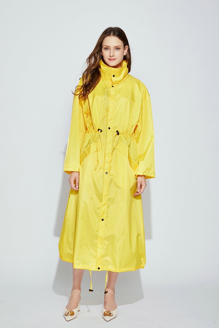 New Fashion Breathable Men And Women Long Rain Coat Poncho Ladies Waterproof Lengthen Raincoat Adults Jacket Windproof Rainwear