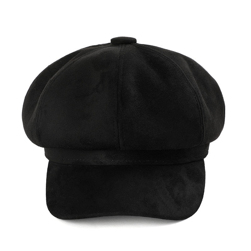 New Women Warm Solid Berets For Women Outdoor Adjustable Female Autumn Winter Casual Lady Cap Hat