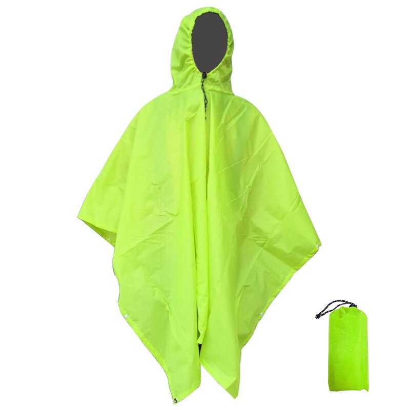 3 In 1 Outdoor Military Waterproof Raincoat Rain Coat Men Raincoat Women Awning From The Rain Motorcycle Rain Poncho Picnic Mat