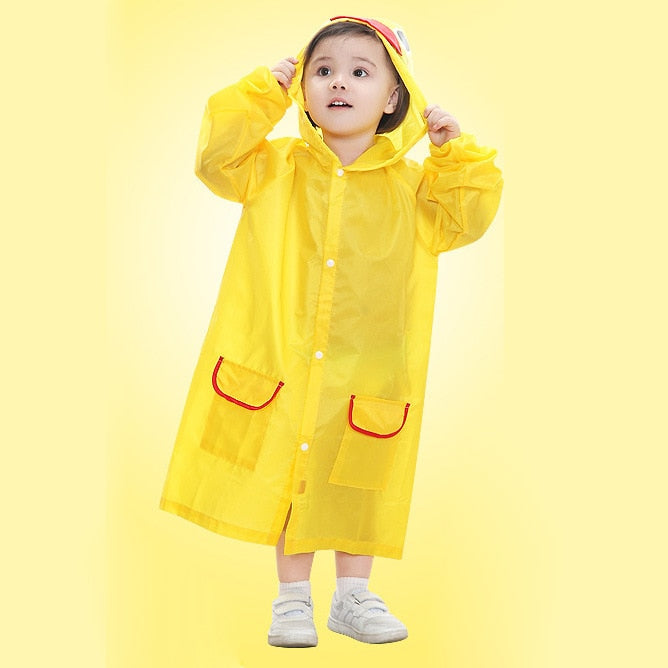Raincoat Kids Cartoon Animal Style Waterproof Kids Raincoat Baby Raincoat for Children Rain Coat Rainwear Rain Coat Kids