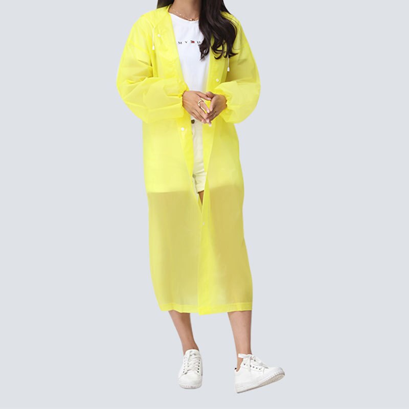Children Adult Raincoat  Thickened Waterproof EVA Rain Coat Kids Clear Transparent Tour Waterproof Rainwear Suit Raincoats