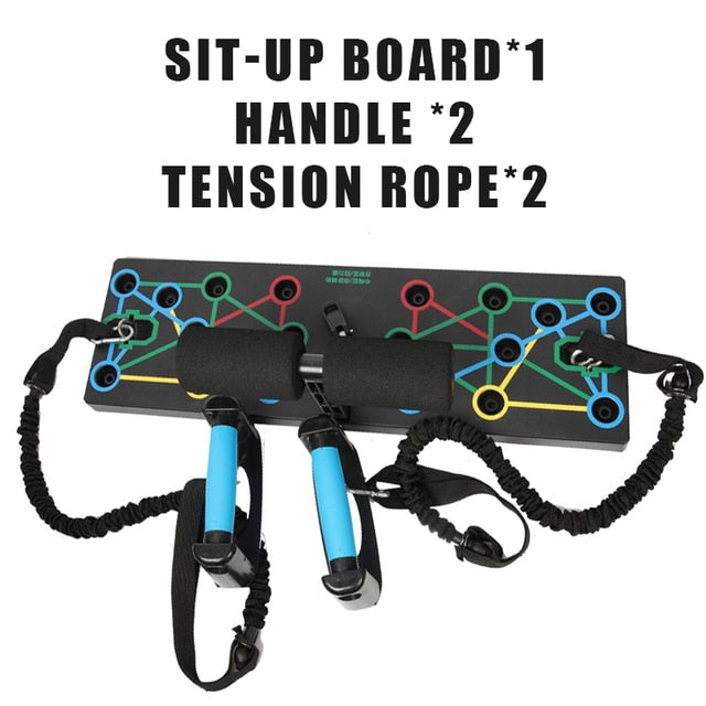 Folding Push-up Board Multifunctional Abdominal Muscle Enhancement Muscle TrainingGym Sports Portable Fitness Equipment