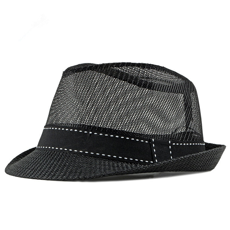 2022 New Spring Summer Retro Men's Hats Fedoras Top Jazz Plaid Hat Adult Bowler Hats Classic Version chapeau Hats