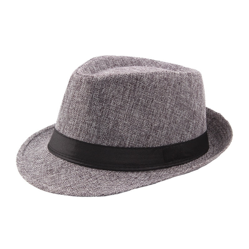 2022 New Spring Summer Retro Men's Hats Fedoras Top Jazz Plaid Hat Adult Bowler Hats Classic Version chapeau Hats