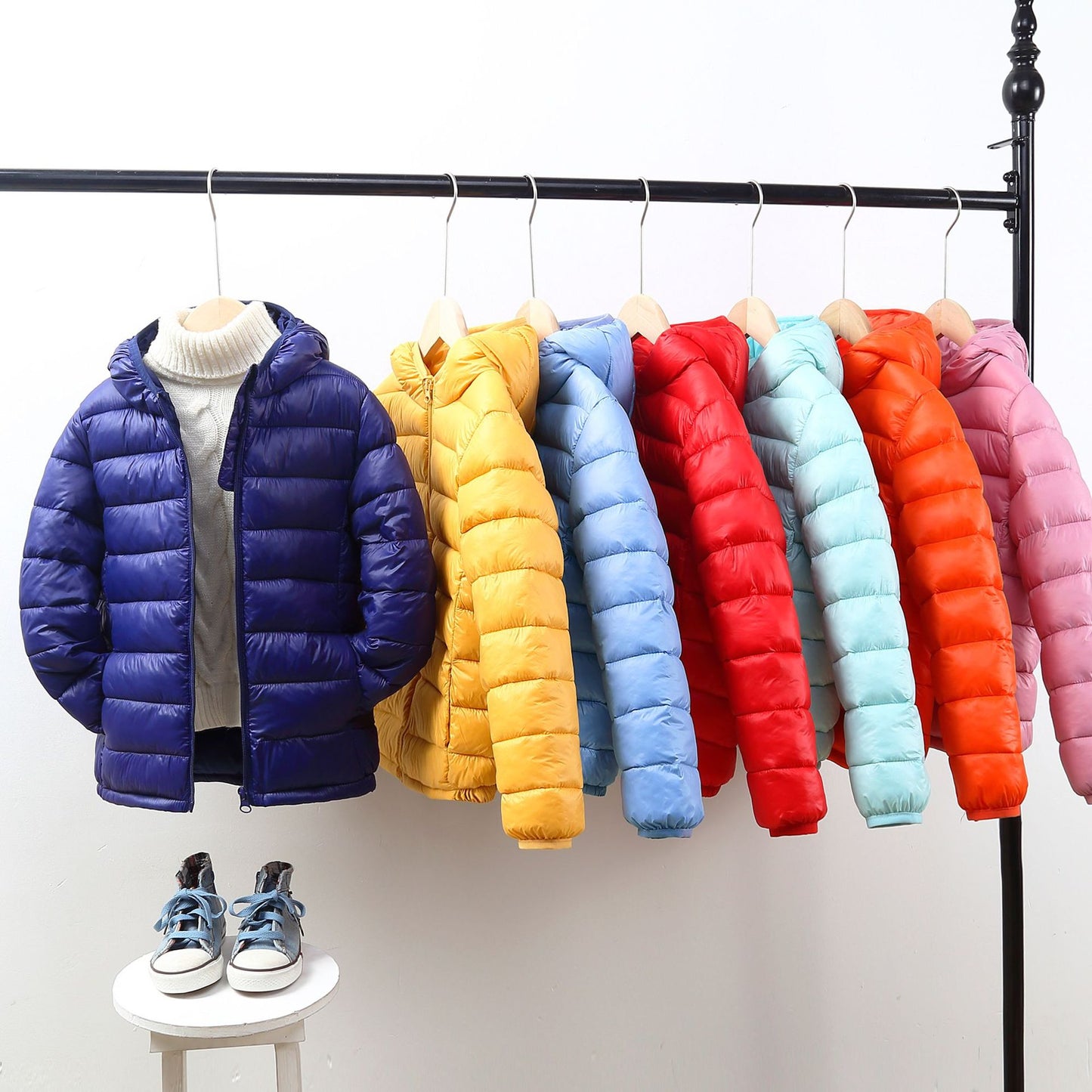 2-14 Years Autumn Winter Kids Down Jackets For Girls Children Clothes Warm Down Coats For Boys Toddler Girls Outerwear Clothes