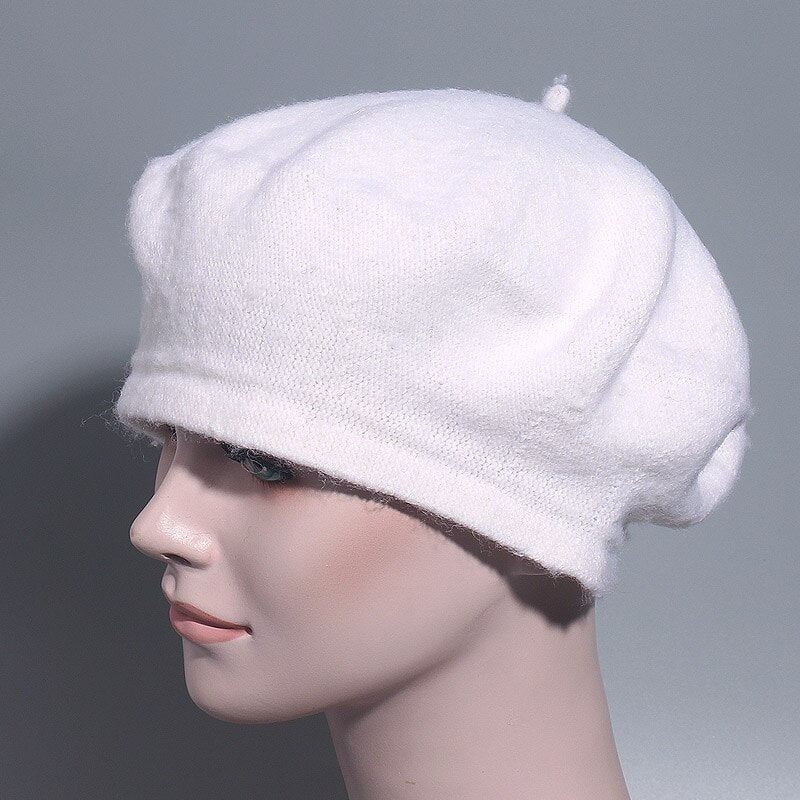 New Fashion Women Wool Thick Berets Artist French Painter Hat Girls Female Warm Walking Cap