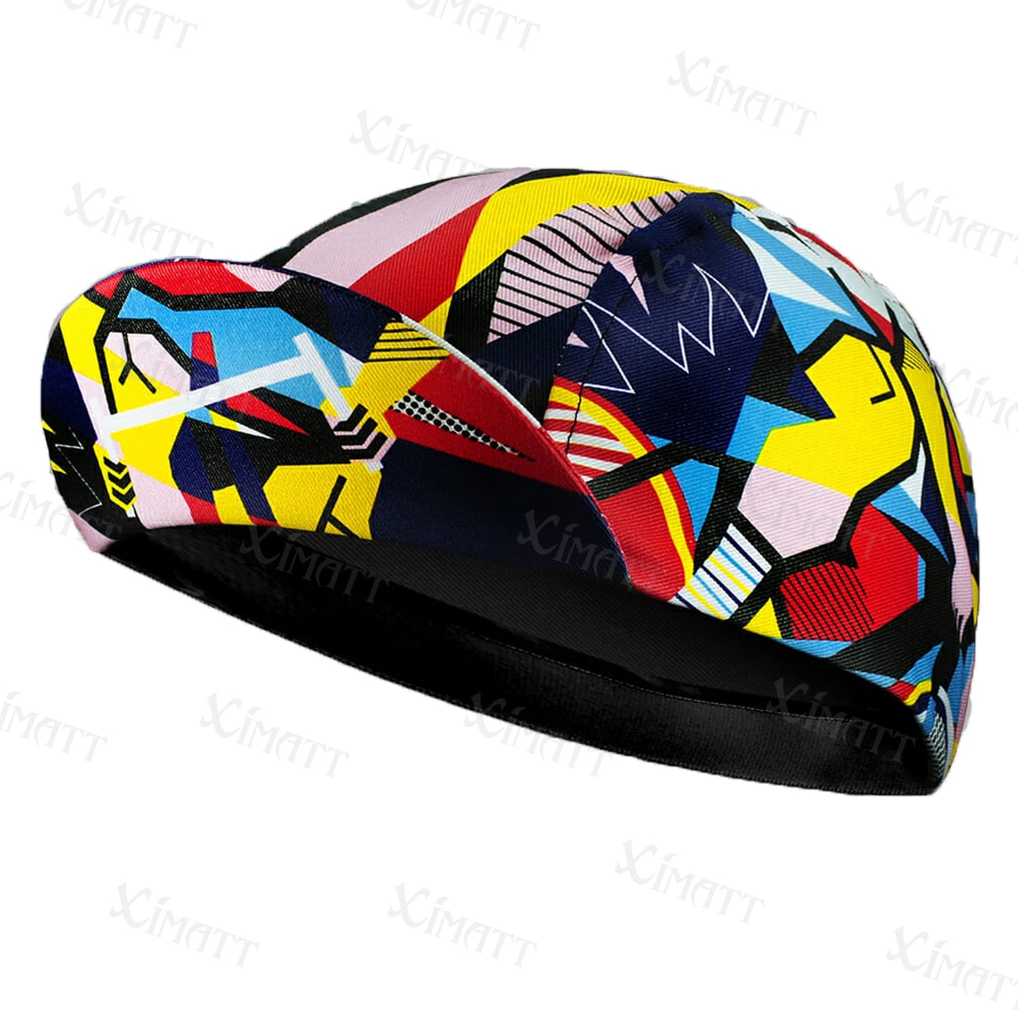 XIMATT Classic Retro Red Blue Green Polyester Cycling Caps Summer Sports Quick Dry Bicycle Hat Men And Women Wear Breathable