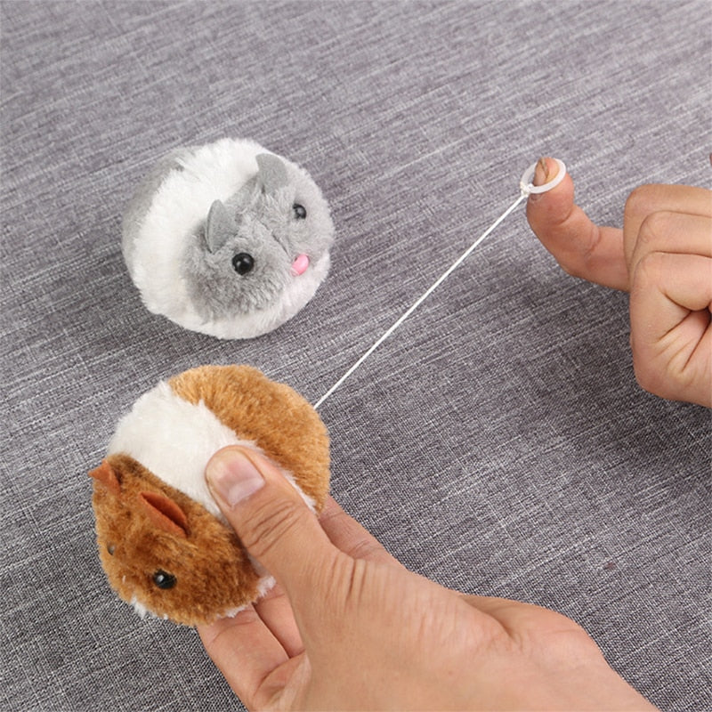 1PC Plush Cat Toys Funny Dog Toys Shaking Movement Little Mouse Rat Kitten Cat Interactive Toy Fur Pet Supplies Gifts