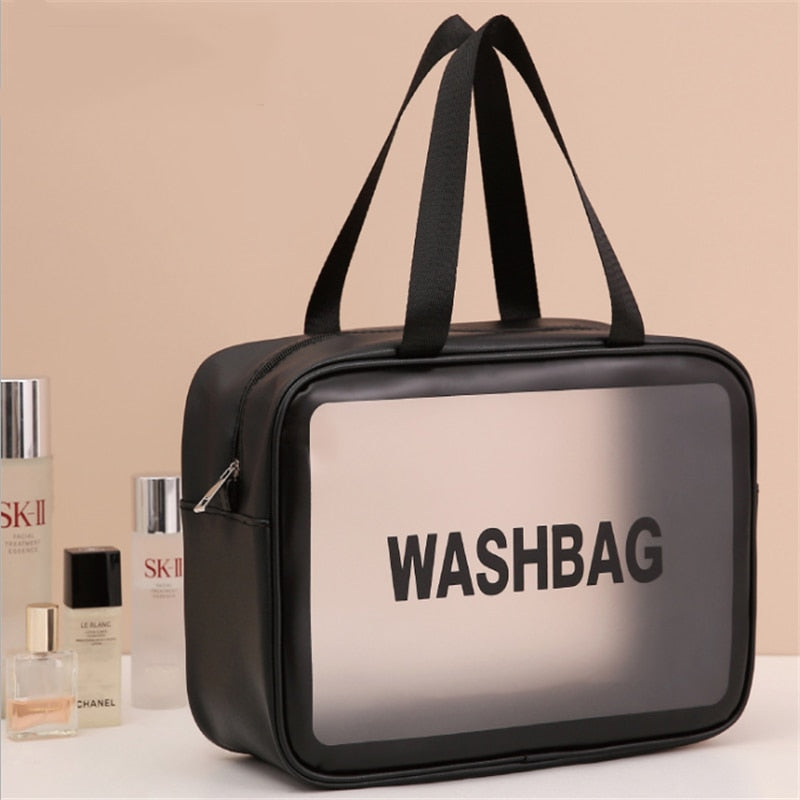 Women Portable Travel Wash Bag Female Transparent Waterproof Makeup Storage Pouch Large Capacity Cosmetic Organizer Beauty Case