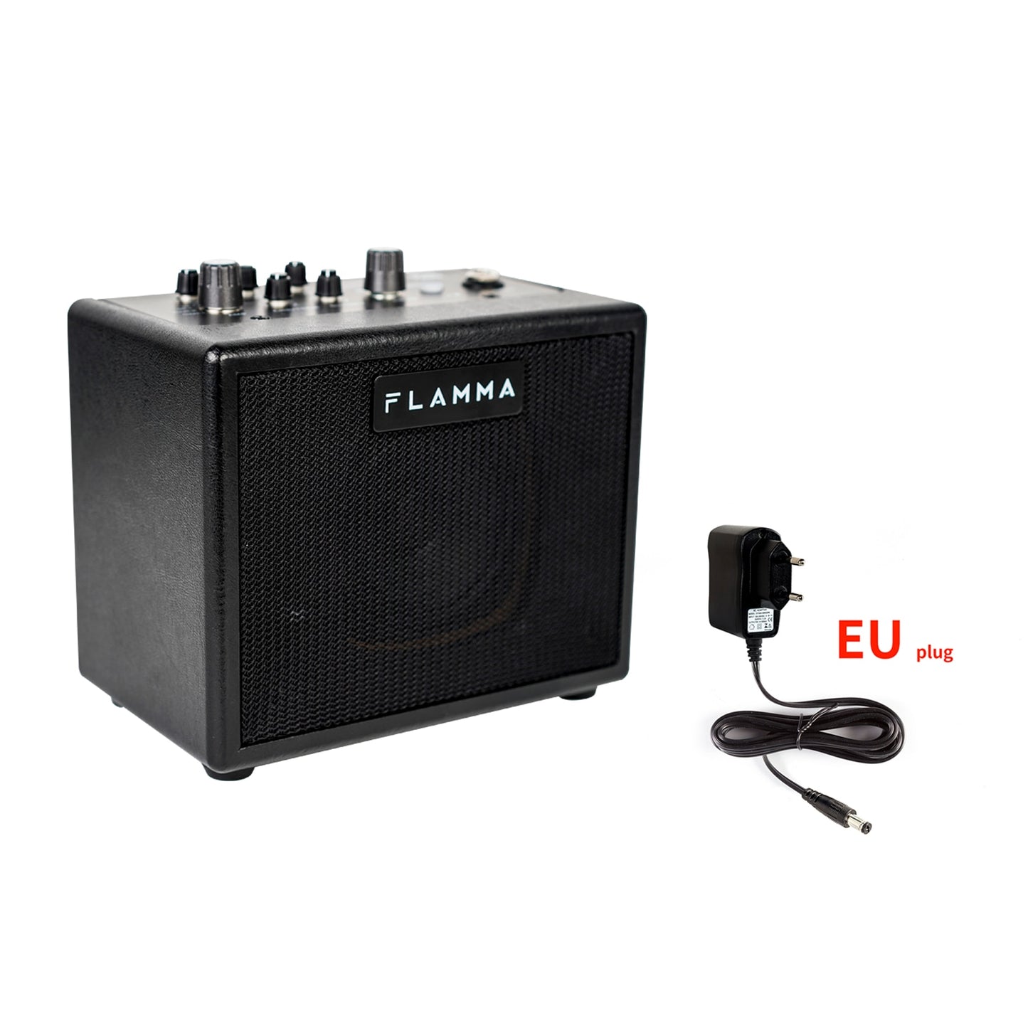 FLAMMA FA05 Electric Guitar Amplifier Amp Bluetooth Combo Amplifier Speaker Mini Portable with 7 Preamp Models 40 Drum Machine