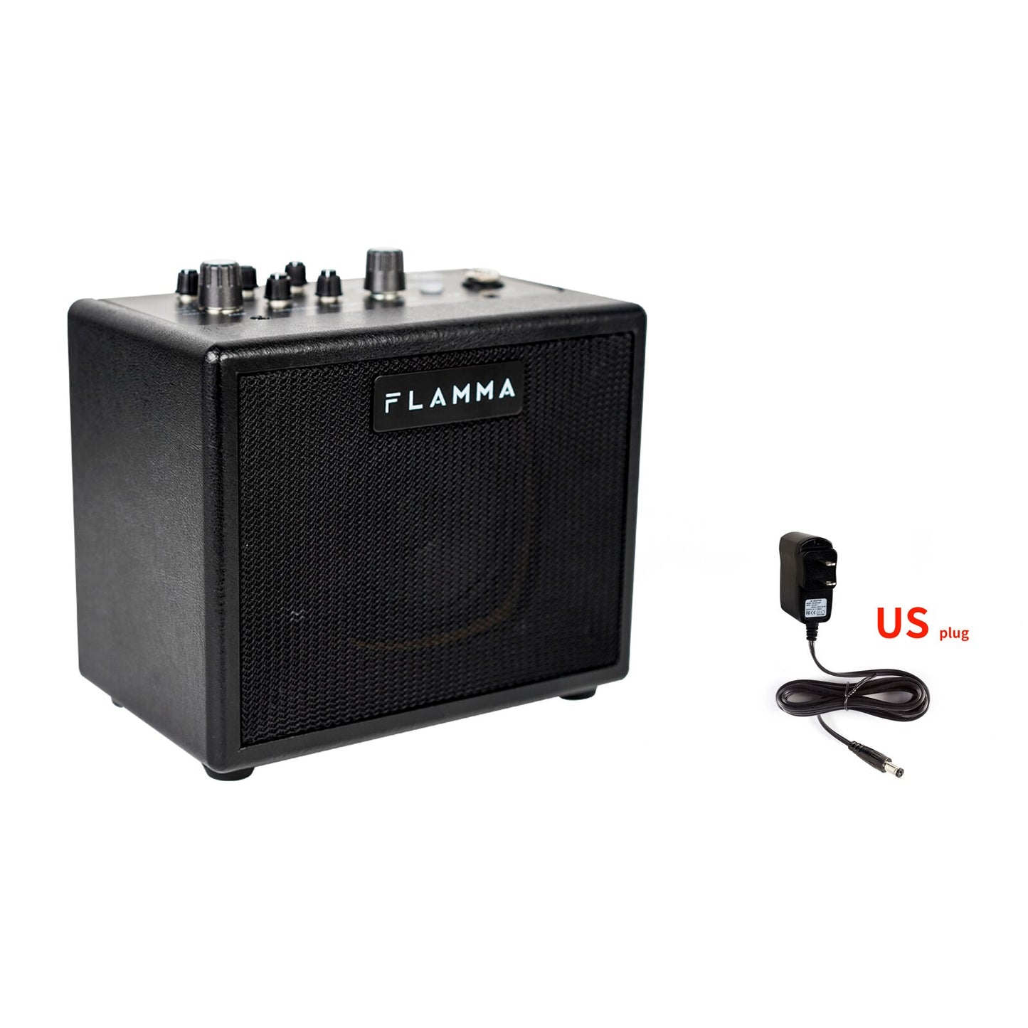 FLAMMA FA05 Electric Guitar Amplifier Amp Bluetooth Combo Amplifier Speaker Mini Portable with 7 Preamp Models 40 Drum Machine