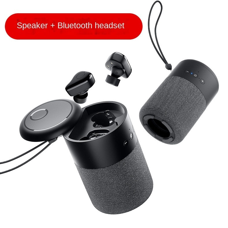 B20 new private model wireless audio portable outdoor sports home TWS Bluetooth headset speaker two in one