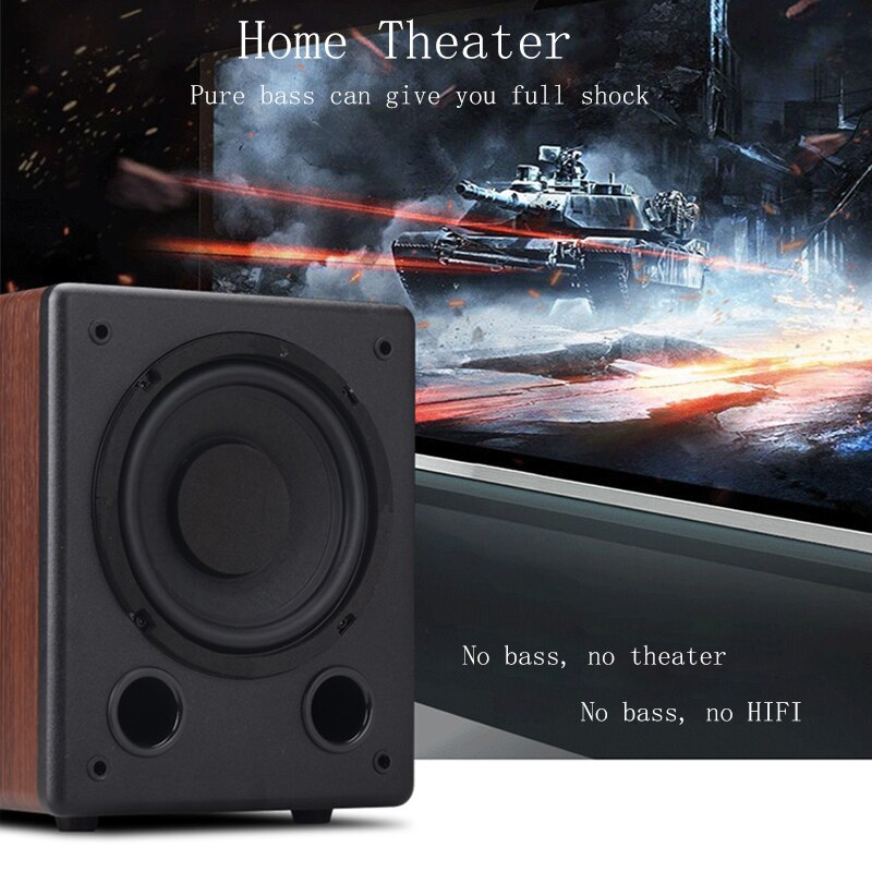 BRZHIFI Audio Subwoofer Home Theater Audiophile Speaker 6.5 Inch 8 Inch used for 2.1 5.1 Channel System Speakers