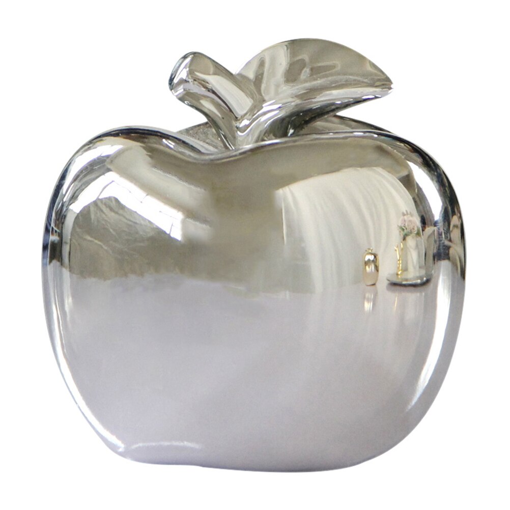 1Pc Household Xmas Desktop Decor Fashionable Apple Ceramic Adornment for Party Nordic style home accessories