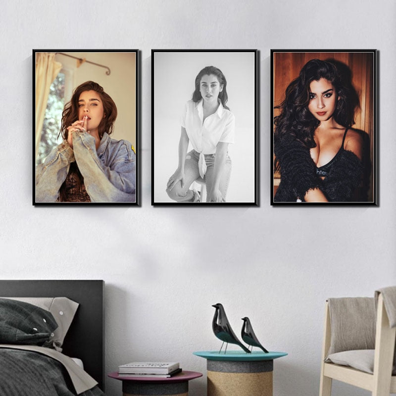Fifth Harmony Popular Music Star Lauren Jauregui Quality Canvas Painting Poster Bedroom Living Sofa Wall Art Home Decor Picture