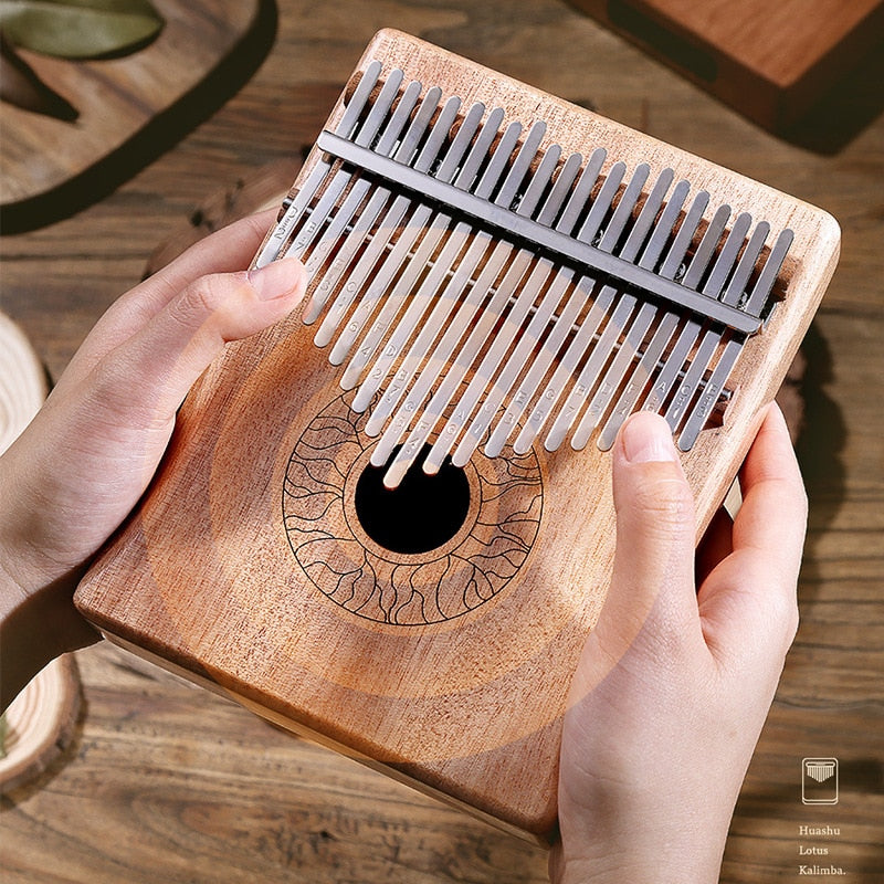 21 Key Kalimba 17 Keys Thumb Piano Calimba Mahogany Protable Keyboard Musical Instruments With Learning Book Accessories Gifts