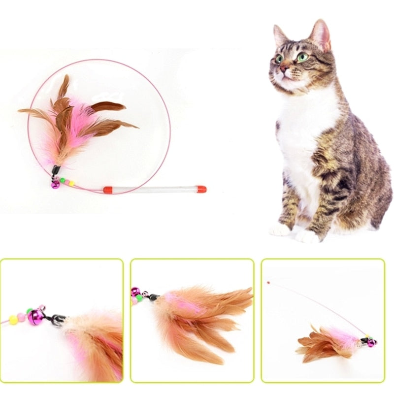 Pet Cat Toy Plush Funny Play Cat Toys Ring Bell Happy Cat&#39;s Accessories High Quality Good Elastic Rope Toy pet supplies cat toys