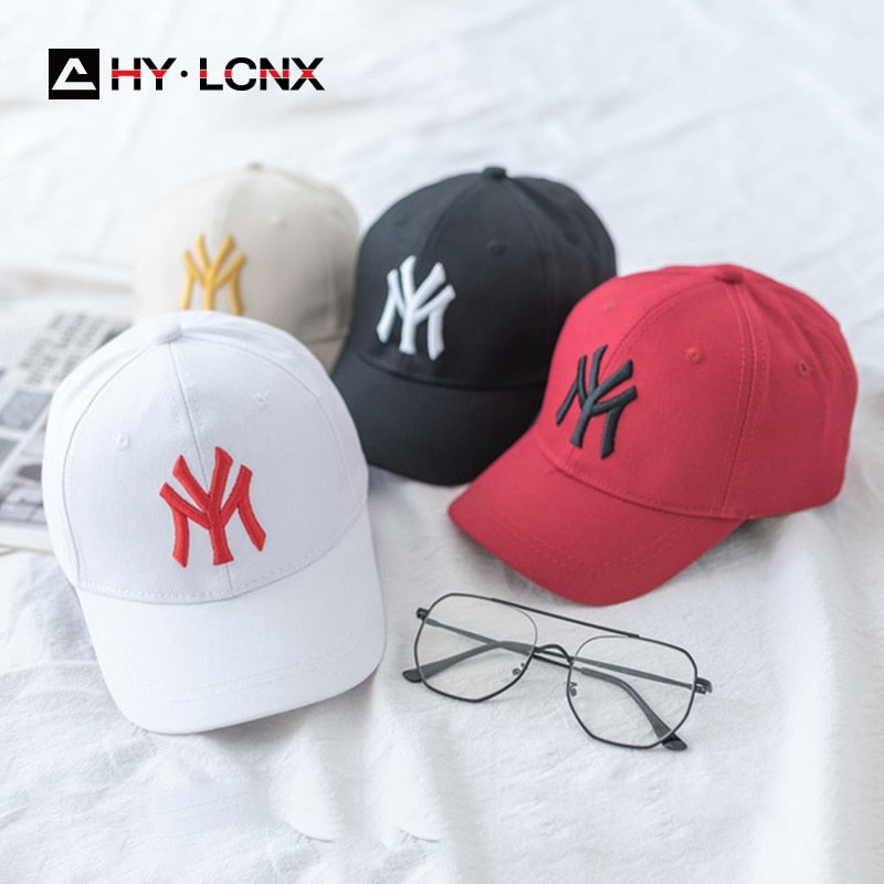 Spring Summer Child Letter Embroidery Outdoor Leisure Sun Baseball Cap For Boy Girl Cotton Breathable Solid Color Adjustable Cap