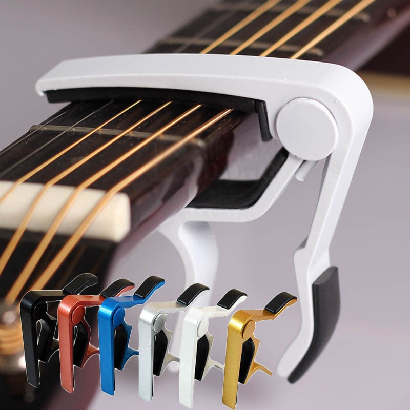 Universal Guitar Capo Quick Change Clamp Key Aluminium Alloy Metal Capo for Acoustic Classic Electric Guitar Parts Accessories