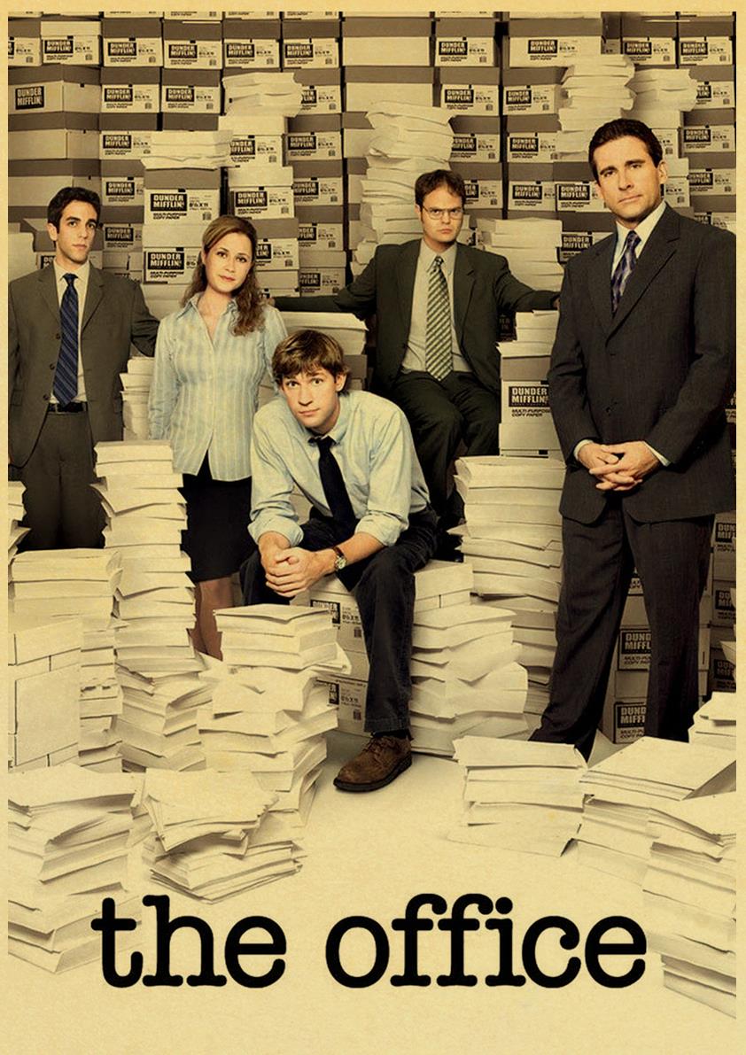 Vintage Poster American Drama The Office Retro Poster kraft paper Printed Wall Posters For Home Bar Room Decor