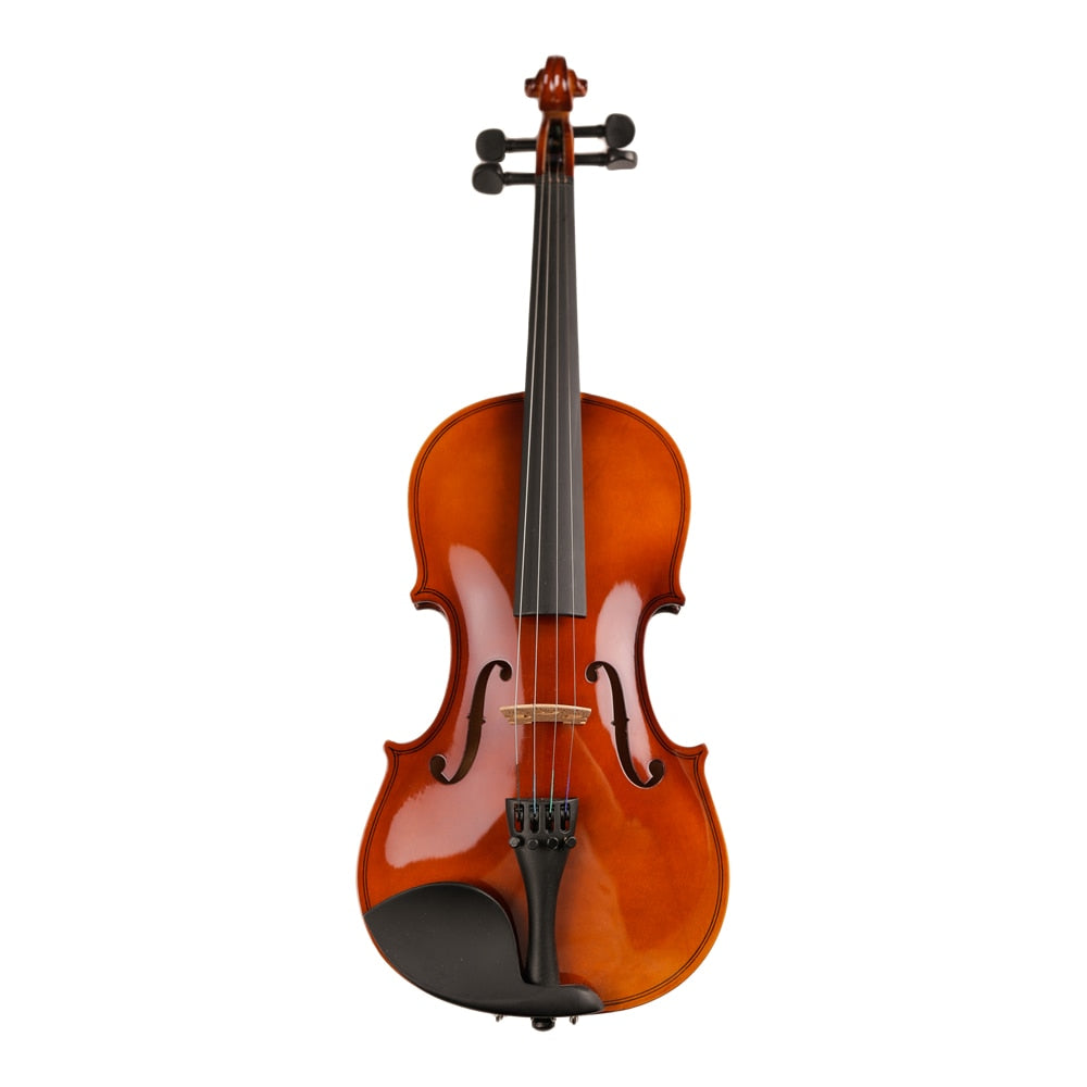 Gift for Christmas 1/8 1/16 1/10 Size with Case Bow Strings Shoulder Rest Bass Wood Violin for Beginner Students Kids Violin