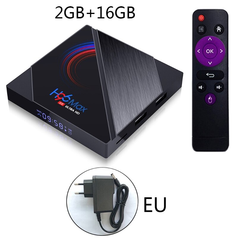 H96 MAX Smart TV Box 16GB 32GB 64GB Allwinner H616 Quad Core ARM Cortex A53 Wifi BT4.0 Youtube Reproductor Intelligence Set Top