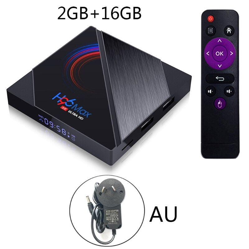 H96 MAX Smart TV Box 16GB 32GB 64GB Allwinner H616 Quad Core ARM Cortex A53 Wifi BT4.0 Youtube Reproductor Intelligence Set Top