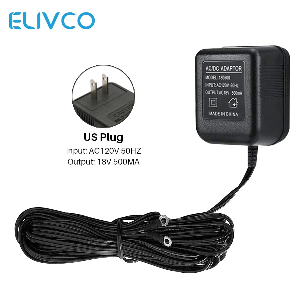 18V AC Power Adapter 220V-240V Transformer Charger For Wifi Wireless Video Doorbell IP Camera Video Intercom Ring