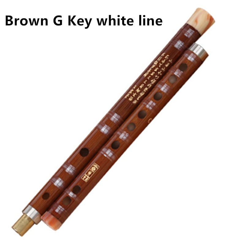 High Quality Bamboo Flute Professional Woodwind Musical Instruments C D E F G Key Chinese Dizi Transversal Flauta 5 Colors
