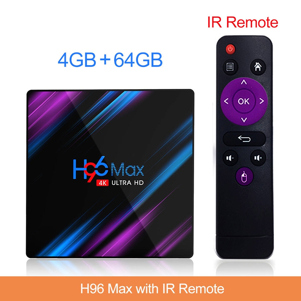 H96 MAX RK3318 Smart TV Box Android 11 4G 64GB 32G 4K Wifi BT Media player H96MAX TVBOX Android10 Set top box 2GB16GB