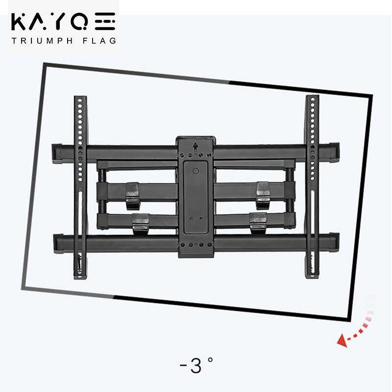 TV Wall Mount Fit for Most 32"-70" TVs Dual Articulating Arm Full Motion Tilt Swivel Bracket support LED LCD Plasma Flat Screen