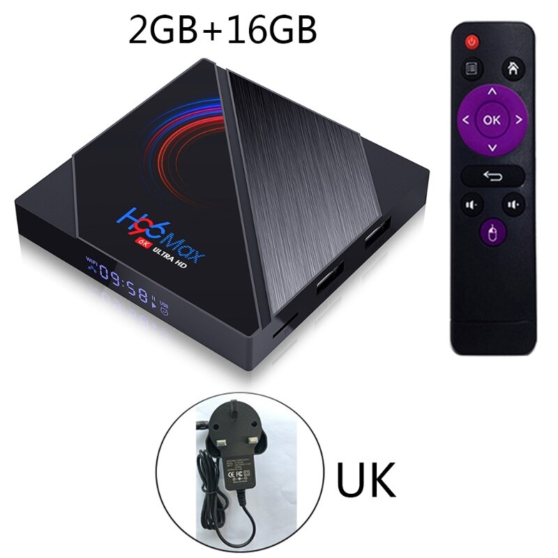 H96 MAX Smart TV Box 16GB 32GB 64GB Allwinner H616 Quad Core ARM Cortex A53 Wifi BT4.0 Youtube Reproductor Intelligence Set Top