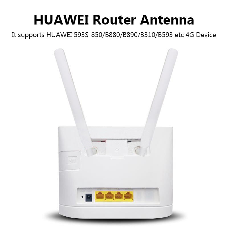 2pcs/lot  4G Antenna 10dBi SMA Male 700-2700MHz for 4G LTE Router External Wifi Antenna for B593 E5186 B315 B310 B880 B890