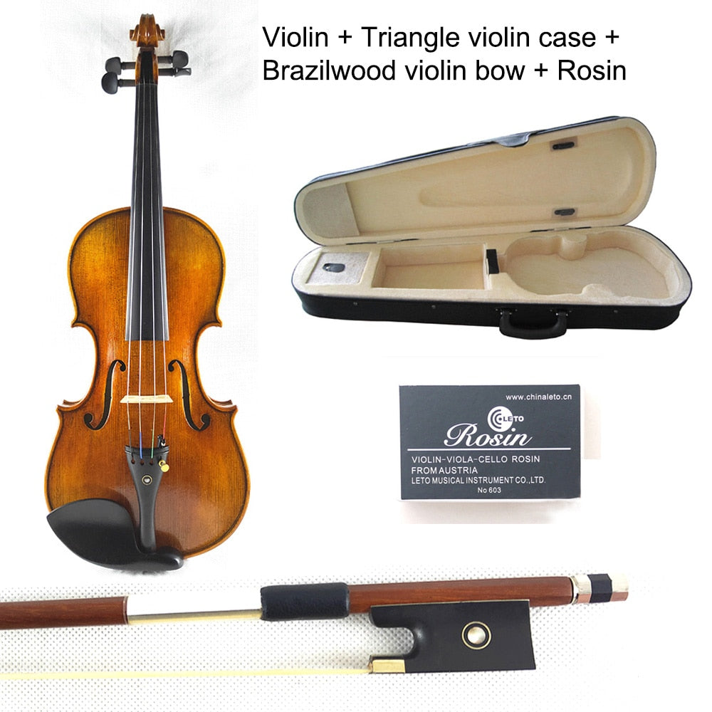 Selected Antonio Stradivarius 1714 &quot;Soil&quot; Copy Professional Violin 4/4 #2821 Musical Instruments Master European Wood