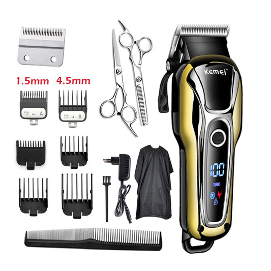 100-240V professional hair clipper for barber rechargeable hair trimmer hair shaving machine electric hair cutting beard cut