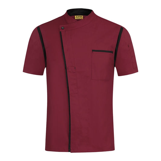 2019 New Chef Clothes Kitchen Chef Uniform Short Sleeve Cafe Hotel Restaurant Work Wear Chef Clothing Cooking Jacket Uniforms