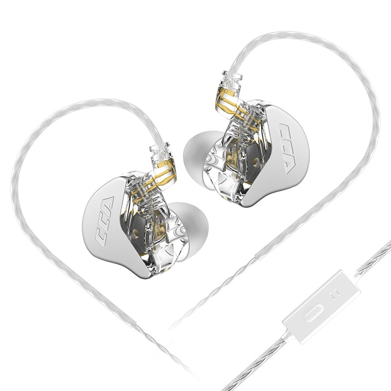 CCA CRA High Frequency Metal Wired Headset In-Ear Music Monitor Headphones Noice Cancelling Sport Earbuds Earphone Gamer