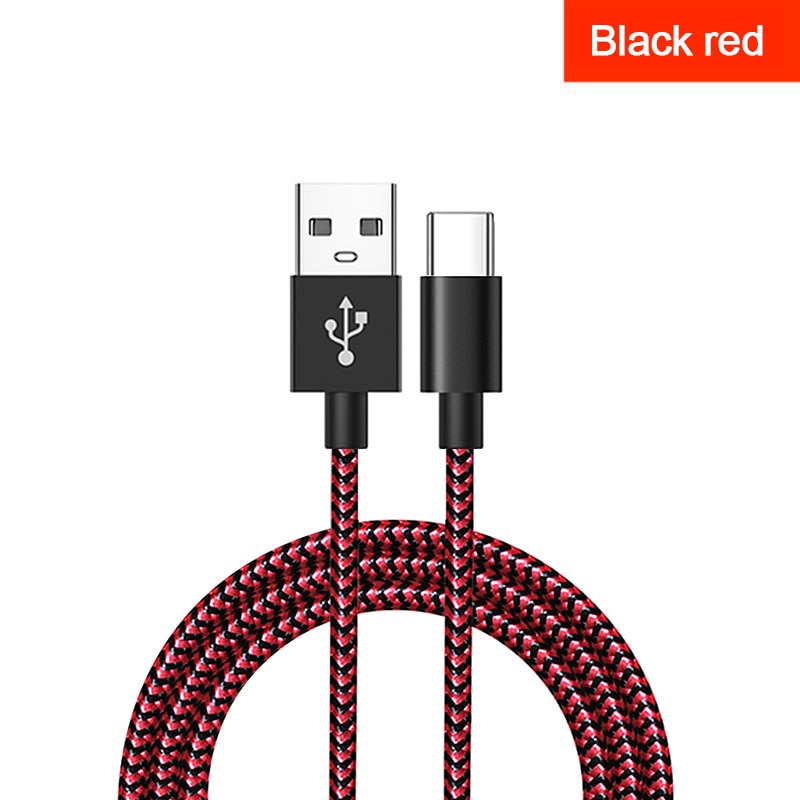 2Pack USB C Type C Cable for Samsung S20 xiaomi 9 3A Fast Charging Type-C Charger Data Cable for Redmi Note 10 Pro USB C Cable