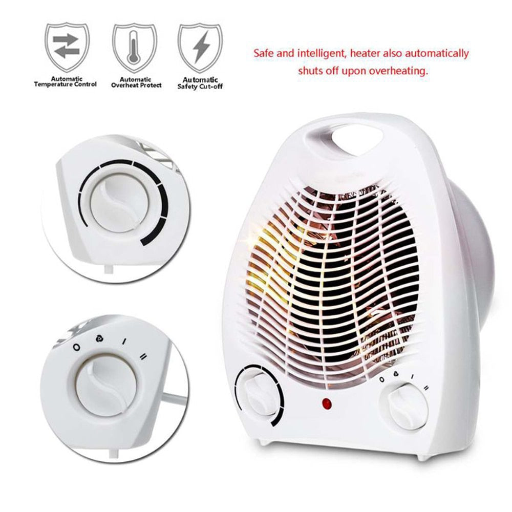 Winter Instant Heater for home 2000W Electric Fan Heater for Room Indoor PTC Ceramic Heating Device New Arrival Hand Warmer