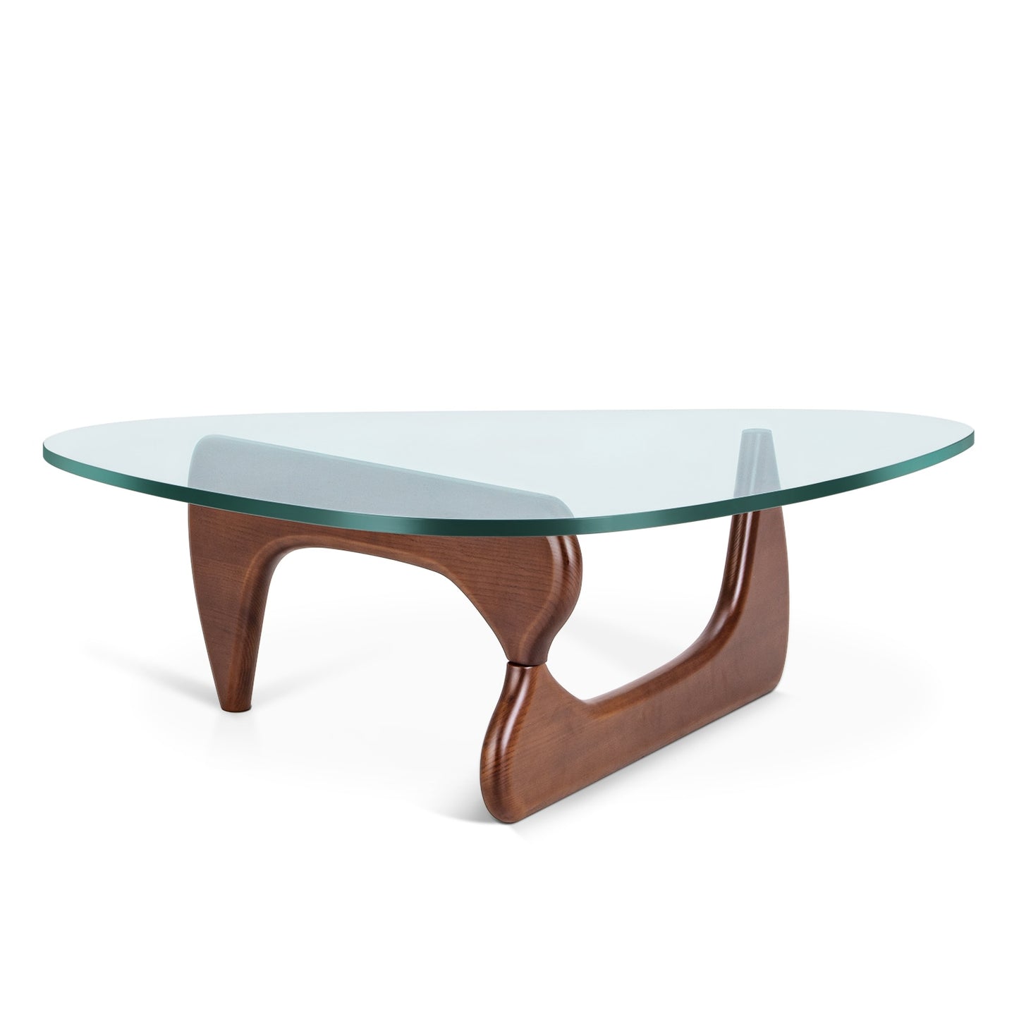 Triangle Glass Coffee Table Solid Wood Coffee Table Medieval Designer Vintag Minimalist Modern Nordic Furniture Living Room