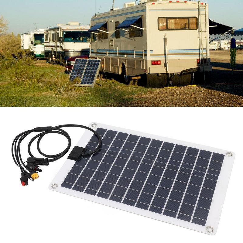 Solar Generator Kit Solar Charger with Controller Output to Charge 18V for Camping Trailer Travel RV Power Station Car Marine