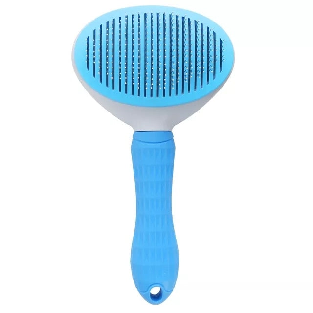 Pet Hair Removal Comb Cat Brush Self Cleaning Slicker Brush for Cats Dogs Hair Remover Scraper Pet Grooming Tool Cat Accessories