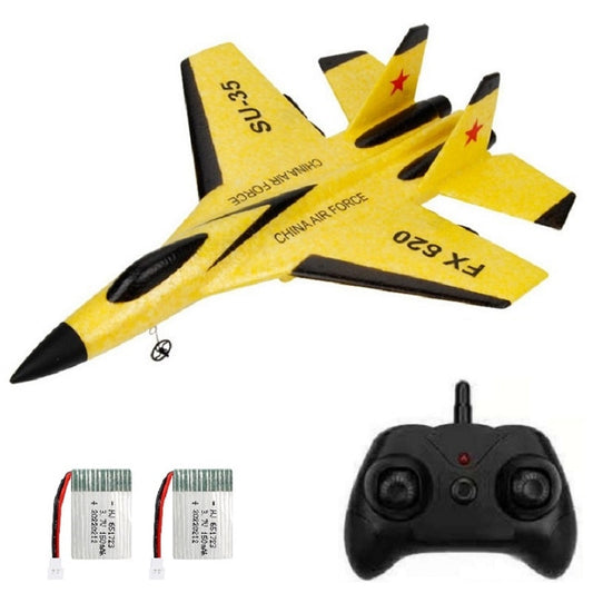2.4G Glider RC Drone Flanker-E SU35 Fixed Wing Airplane Remote Control Airplane Electric With LED Outdoor Toys RC Plane SU-35