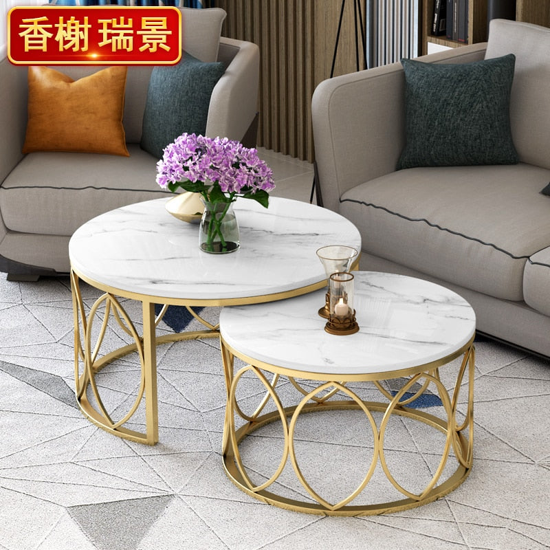 Console Center Table Living Room Bed Side Nordic Desk Round Coffee Table Modern Corner Mesas De Maquiagem Home Furniture XF35XP