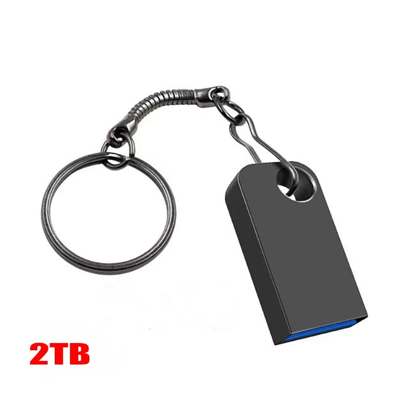 High Speed USB 3.0 Flash Stick Metal Pen Drive 3.0 Metal USB Flash Drive 32GB-128GB 256GB 512GB 1TB 2TB Memory Flash Stick