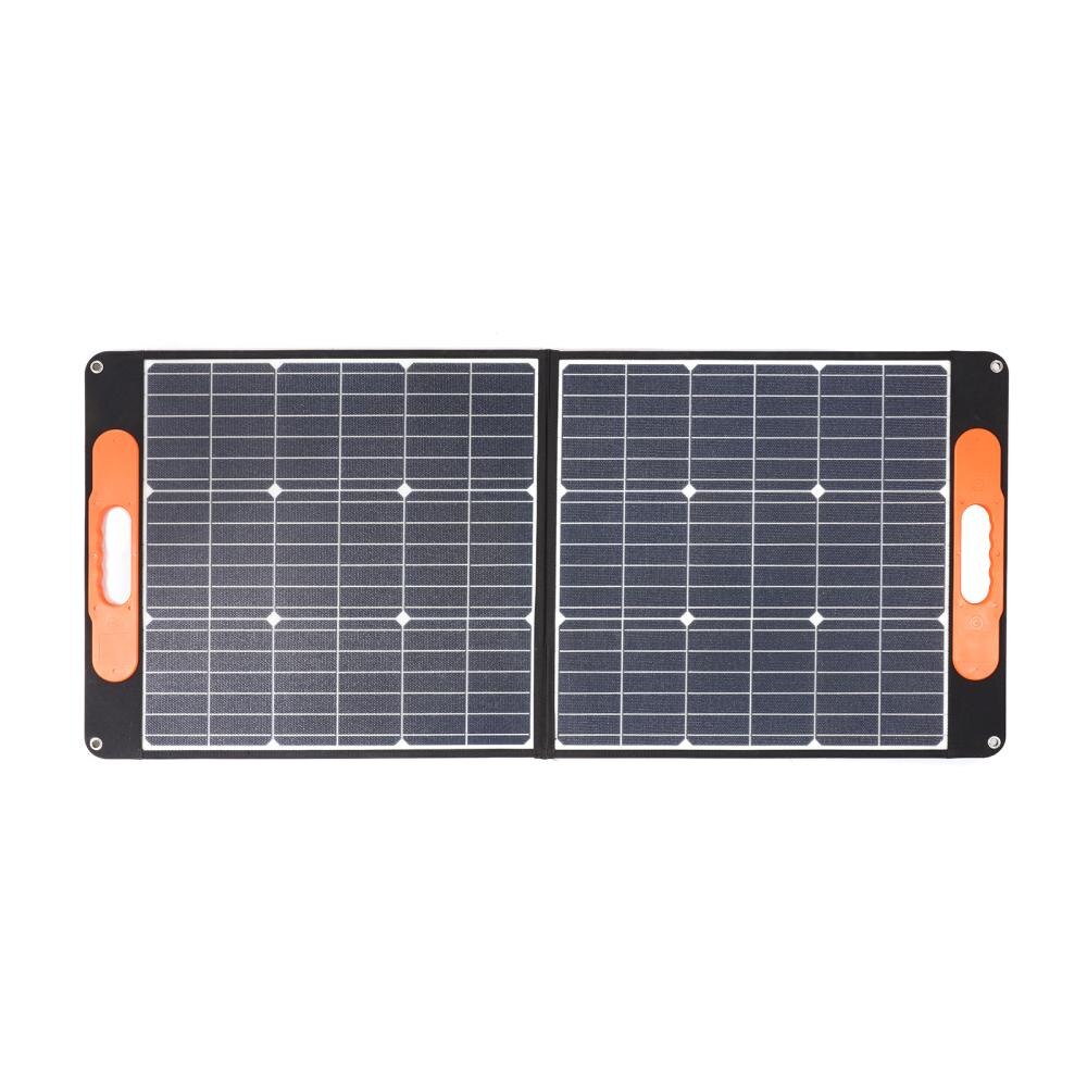 100W Portable Solar Panel Emergency Generator Off Grid RV Home Solar Folding Sunpower Panel System Free Electricity Generator